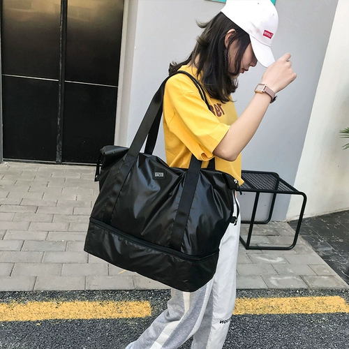Сумка для путешествий, вместительная и большая сумка через плечо, портативная багажная система хранения для спортзала