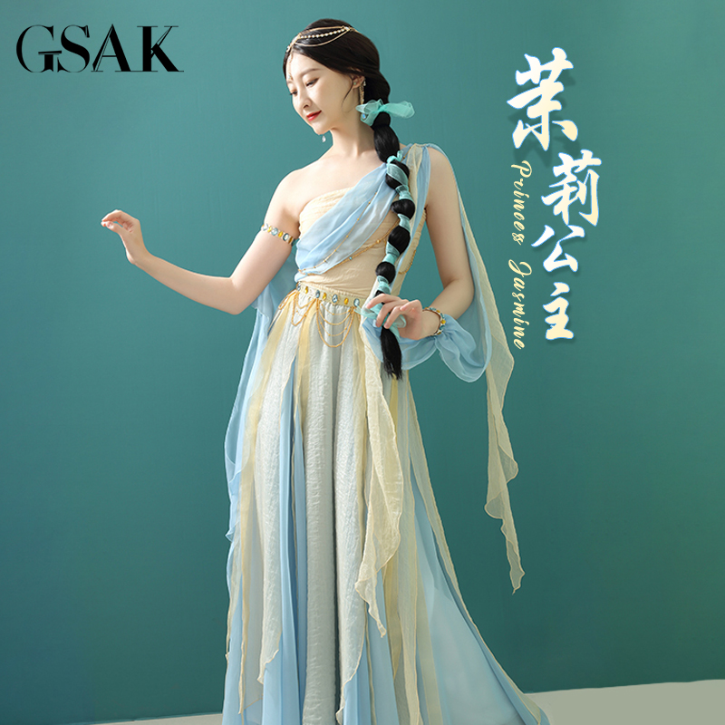 原创茉莉公主改良仙气敦煌飞天汉服 gsak汉服