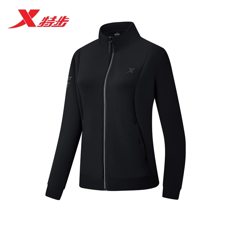 特步运动外套女子2025春季新款健身跑步运动上衣夹克975128060056,淘宝优惠券,粉丝福利购,淘宝优惠卷