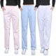 Nurse Pants ຂະຫນາດໃຫຍ່ສີຂາວ Elastic Waist Pants ເຮັດວຽກທາງການແພດ
