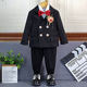 Yishangku autumn and winter velvet boys' small suit