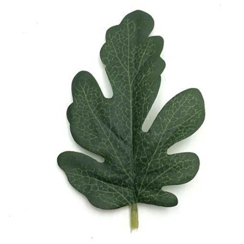 仿真叶子绿色菊花叶子 仿真植物单片丝印菊花叶仿真花装饰叶配件
