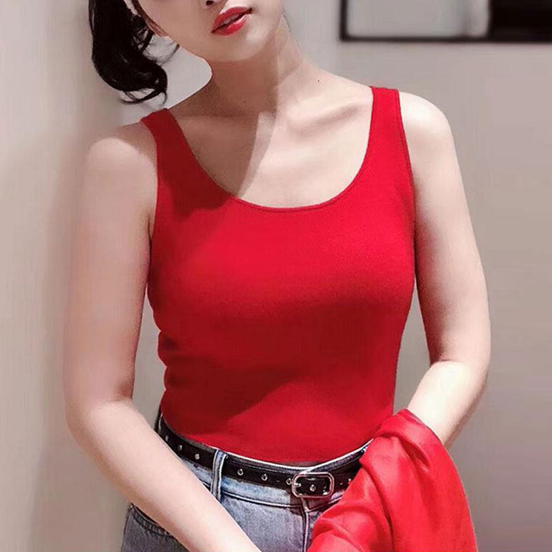 阿玛施旗舰店女装官网2020夏季背心 简妍芙背心吊带