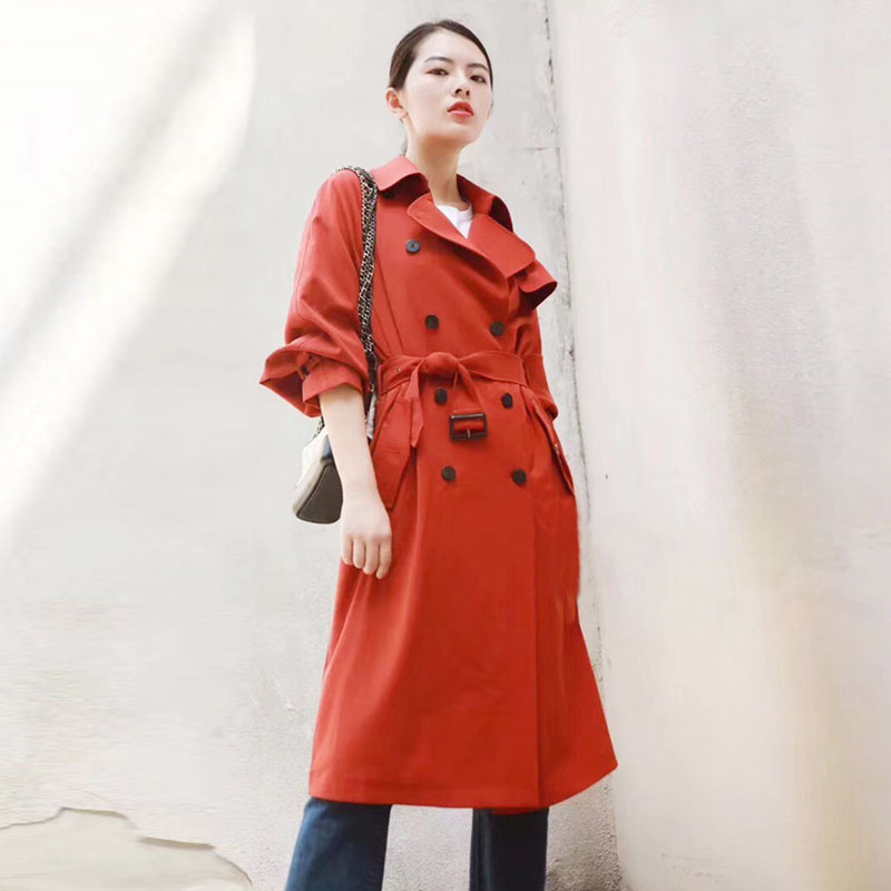 阿玛施旗舰店官网2020秋冬新款风衣 简妍芙风衣