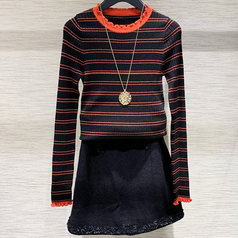 阿玛施旗舰店官网2020秋新款毛衣 简妍芙毛针织衫