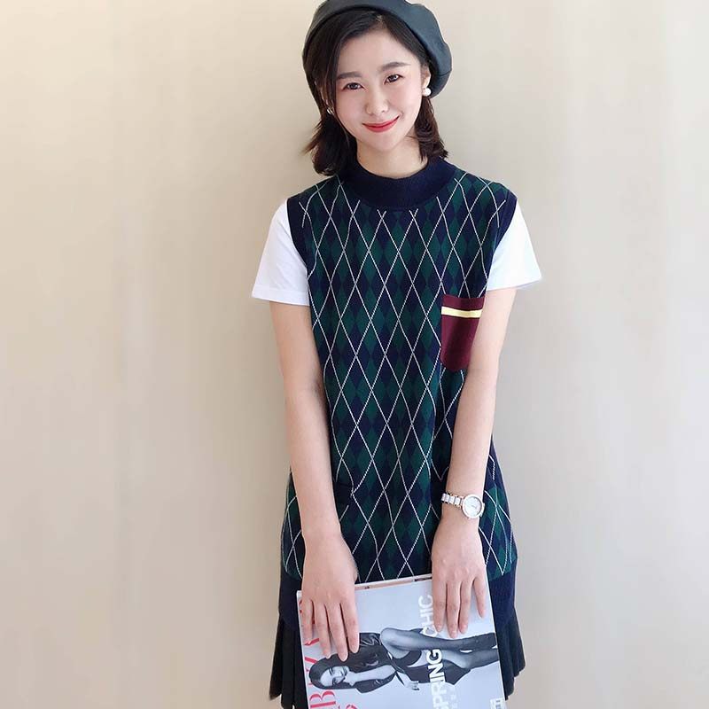 阿玛施女装旗舰店官网2020秋冬马甲 简妍芙马夹