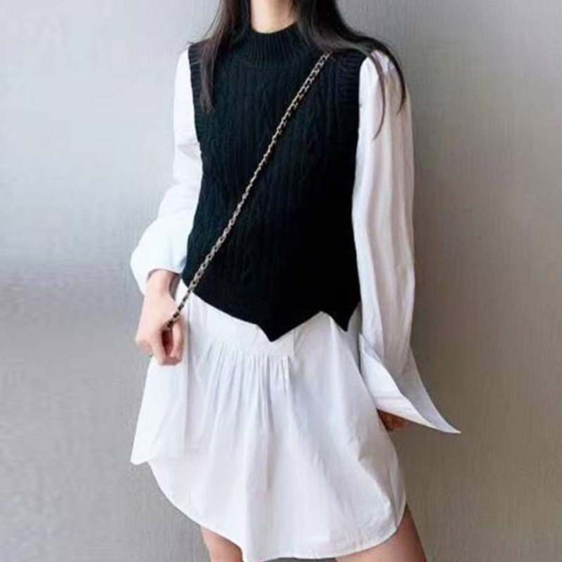 阿玛施旗舰店官网2020秋冬羊毛背心 简妍芙背心吊带