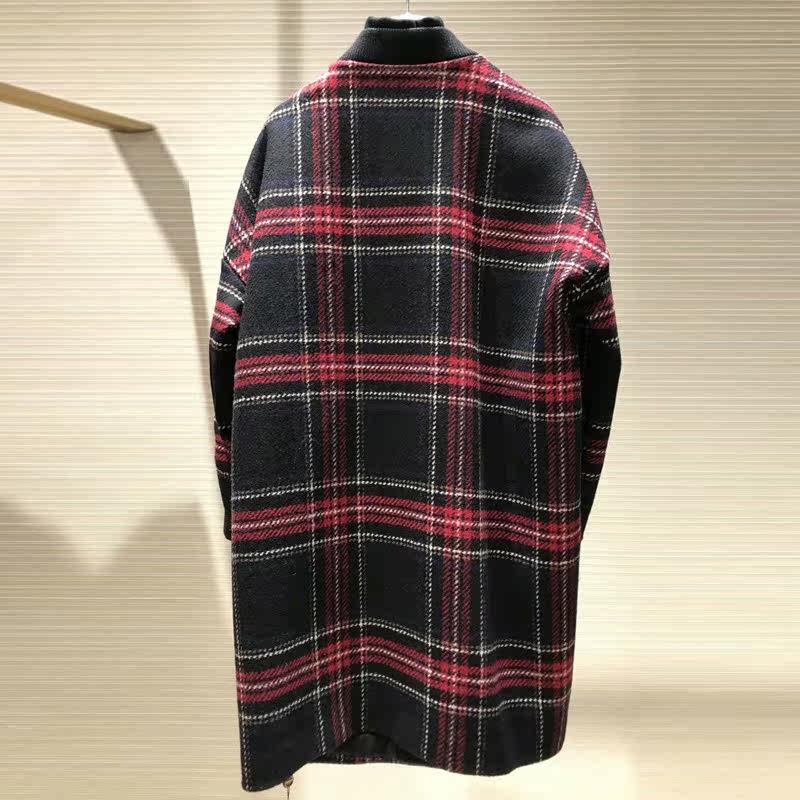 阿玛施旗舰店官网百搭风衣呢大衣 简妍芙毛呢外套