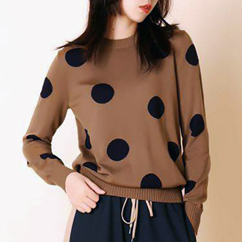 阿玛施旗舰店官网2020秋新款毛衣 简妍芙毛针织衫