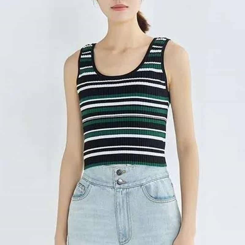 阿玛施旗舰店官网2020秋新款针织衫 简妍芙背心吊带