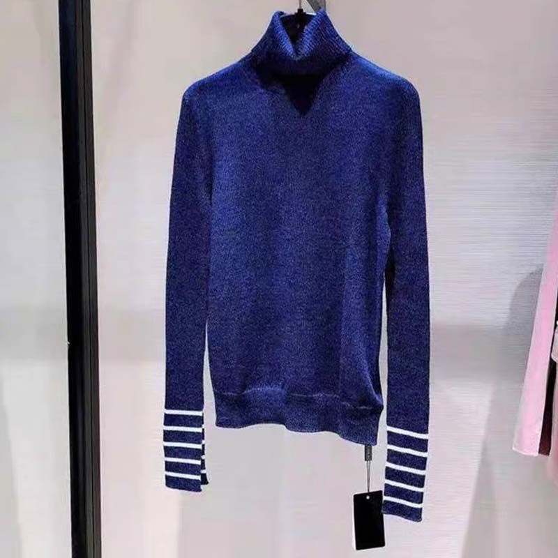 阿玛施旗舰店官网修身高领2020毛衣 简妍芙毛针织衫