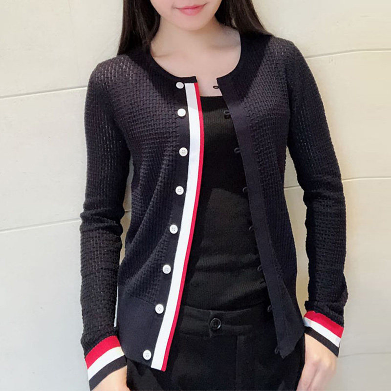 阿玛施旗舰店官网2020秋新款小外套 简妍芙毛针织衫