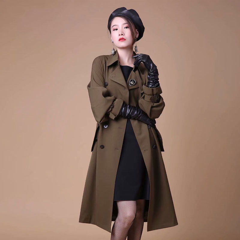 阿玛施旗舰店官网2020秋冬新款风衣 简妍芙风衣