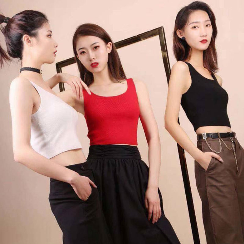 阿玛施旗舰店女装官网2020夏季背心 简妍芙背心吊带