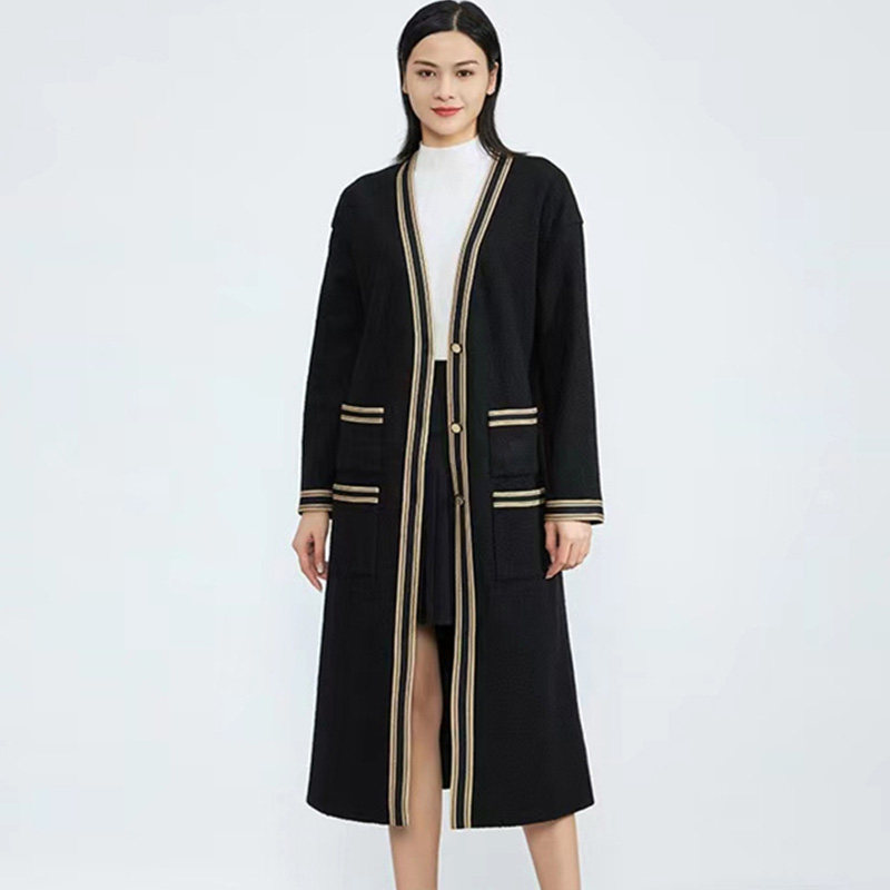 阿玛施旗舰店官网2020秋冬新款开衫 简妍芙毛针织衫