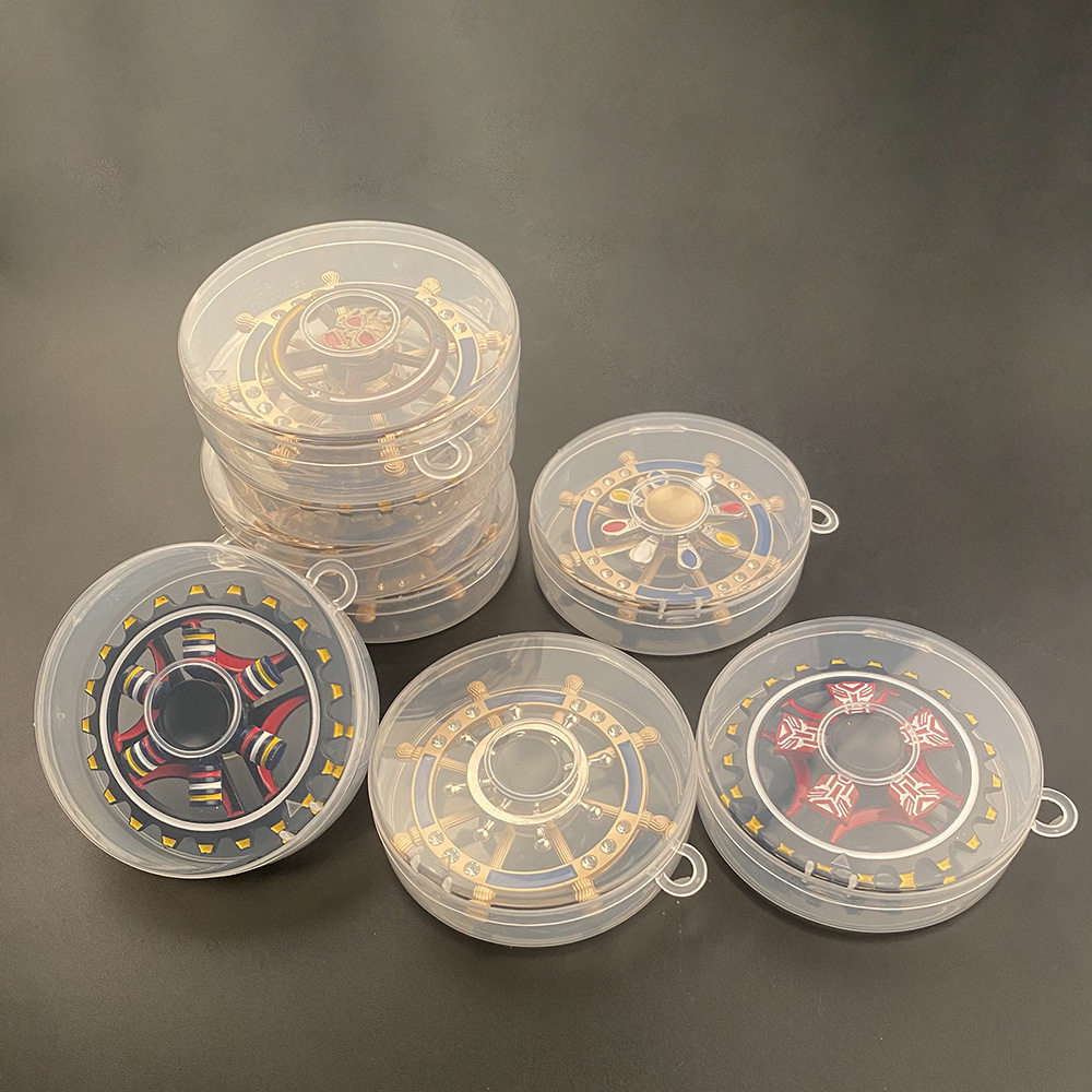 合金双层指尖陀螺手指解压减压玩具船舵齿轮孔雀海盗超人蜘蛛六棒,淘宝优惠券,粉丝福利购,淘宝优惠卷