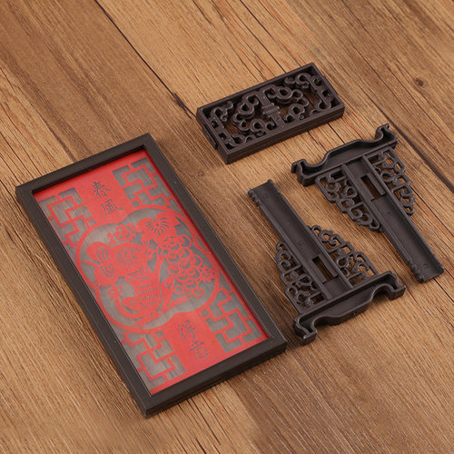 剪纸艺术作品小屏风装饰画摆件摆台中国特色礼品送老外出国小礼物 - 图2