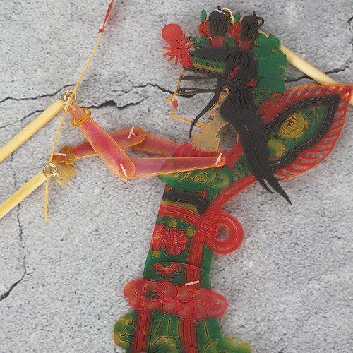 皮影工艺品成品动感皮影带操作杆手工艺品中国特色礼品送朋友礼物 - 图1