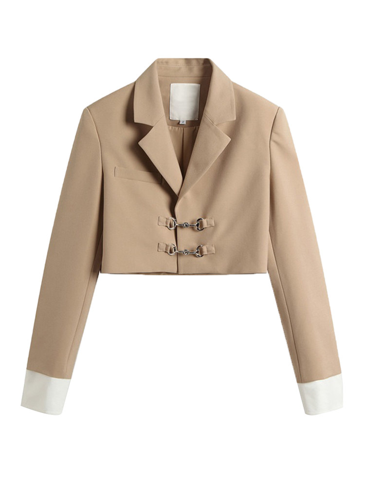 炸街西装外套女短款小个子2025年春秋时尚修身百搭超短小西服外搭,淘宝优惠券,粉丝福利购,淘宝优惠卷