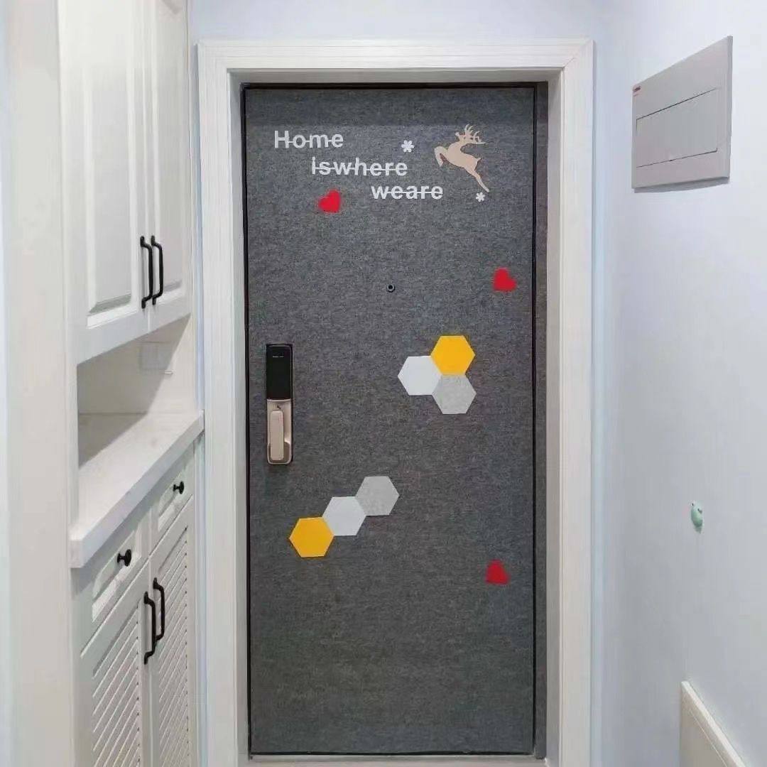 入户门软包隔音毛毡防盗门外面翻新隔音膜保温自粘壞贴纸室内木门,淘宝优惠券,粉丝福利购,淘宝优惠卷