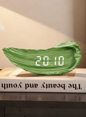 桌面静音轻奢数显电子时钟摆件