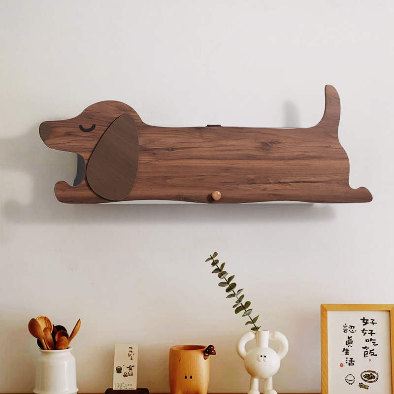 免打孔wifi路由器收纳盒上墙中古风电视柜机顶盒电线插座遮挡装饰,淘宝优惠券,粉丝福利购,淘宝优惠卷