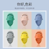 Акула, детские тапочки, летняя нескользящая детская пляжная обувь для мальчиков, мягкая подошва