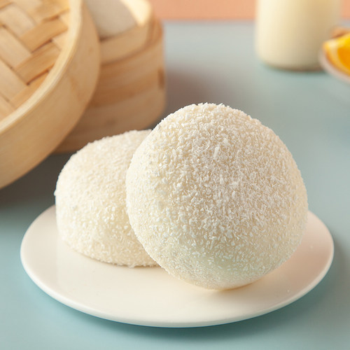 融厨炼乳雪花包480g早餐速冻包子半成品港式点心流沙包方便速食 - 图3