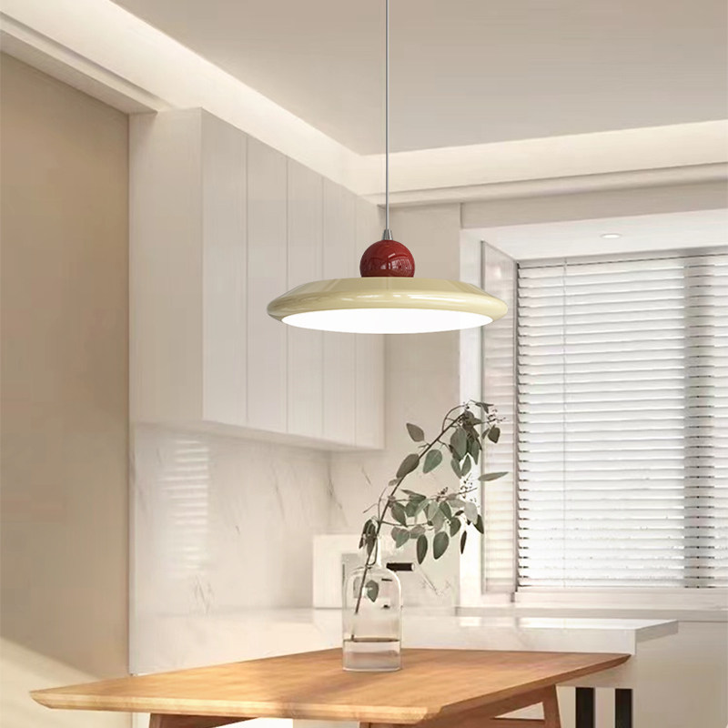 至御餐厅吊灯高级感法式奶油风飞碟吧台灯中山灯具餐桌吊灯D5357,淘宝优惠券,粉丝福利购,淘宝优惠卷