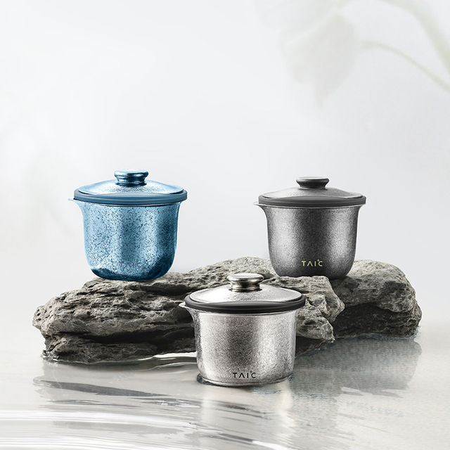 Taico pure titanium ຈອກໄວ Portable, ຫນຶ່ງຫມໍ້ແລະສອງຈອກ