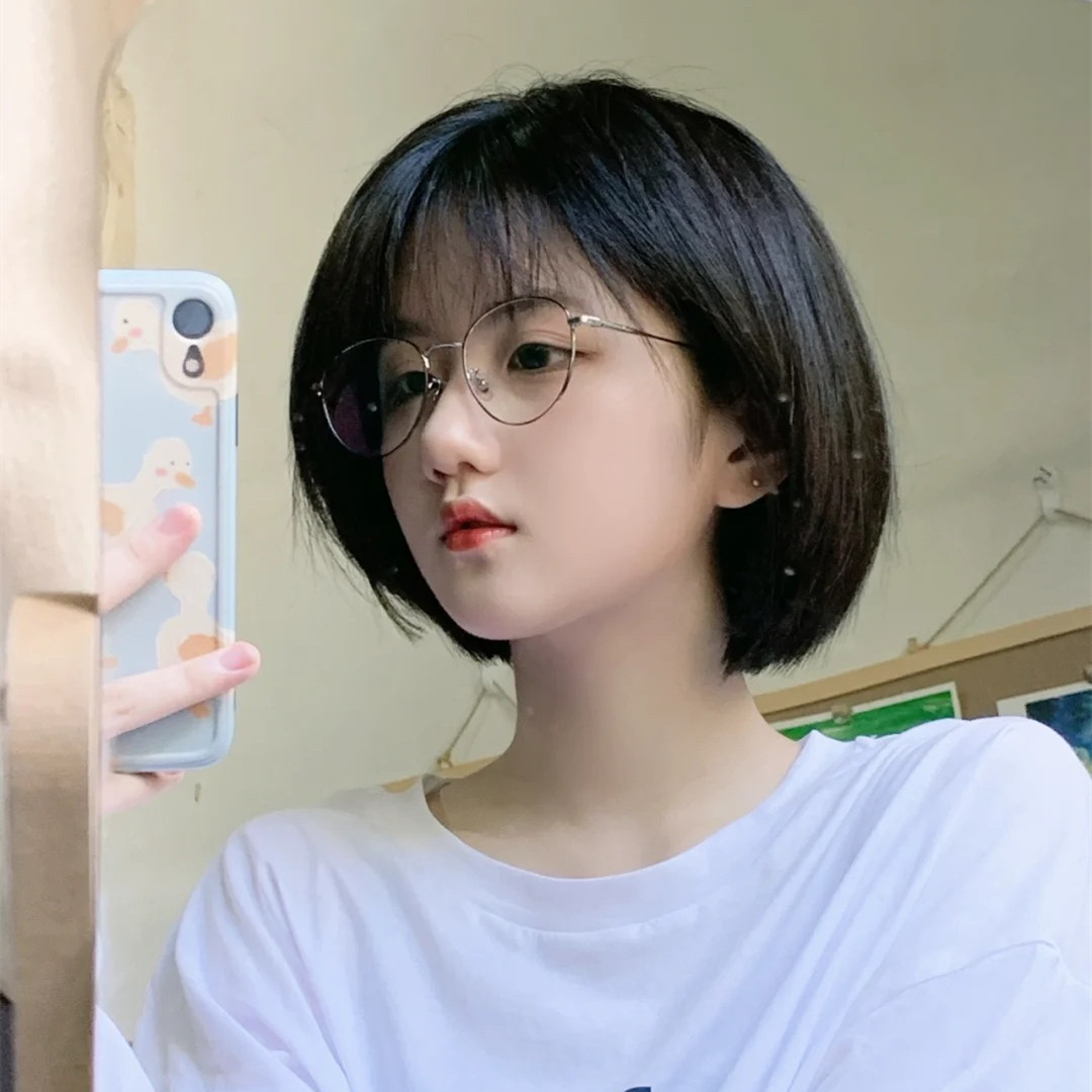 假发女短发网红夏季减龄学生波波头仿真人发丝韩式发型自然全头套