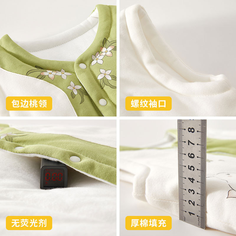 婴幼儿保暖马甲秋冬120g棉宝宝外穿春秋a类纯棉加厚保暖小背心