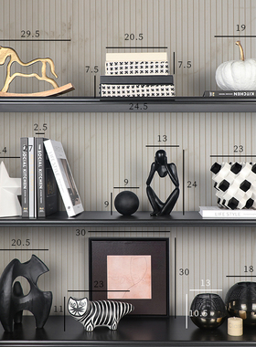 简约现代轻奢艺术家居装饰饰品摆件样板间售楼处书房客厅玄关摆设