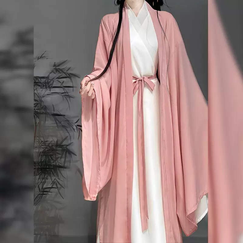 【Feng Sakura】Zhimanting оригинал усовершенствованный широкий прямой подол, высококачественный однотонный ткань, подлинный супер сказочный китайский стиль, древний китайский костюм Han одежда