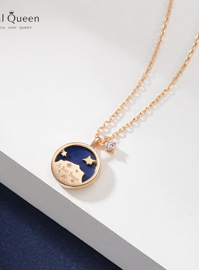 Medal Queen小王子纯银项链吊坠女小众轻奢设计感锁骨时尚礼物