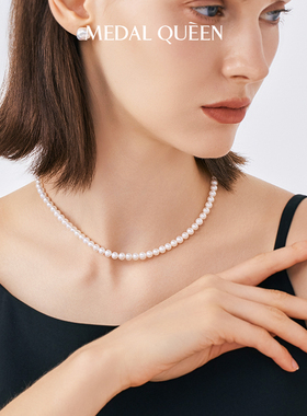 天然淡水珍珠项链颈链女小米珠baby珠2026新款轻奢吊坠小众锁骨链