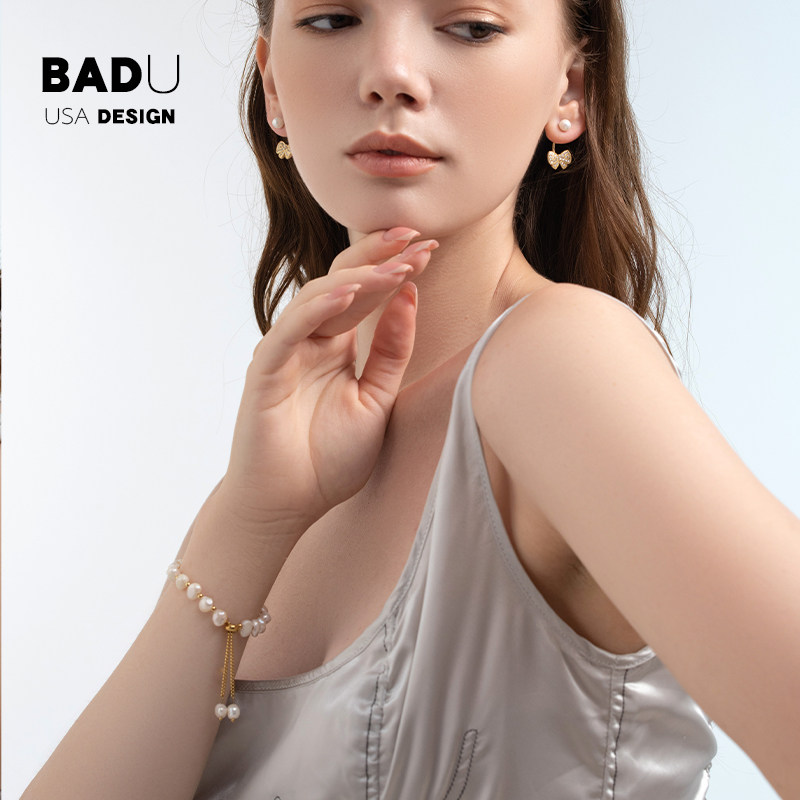 巴洛克天然淡水花式珍珠ins感手链 badujewellery手链