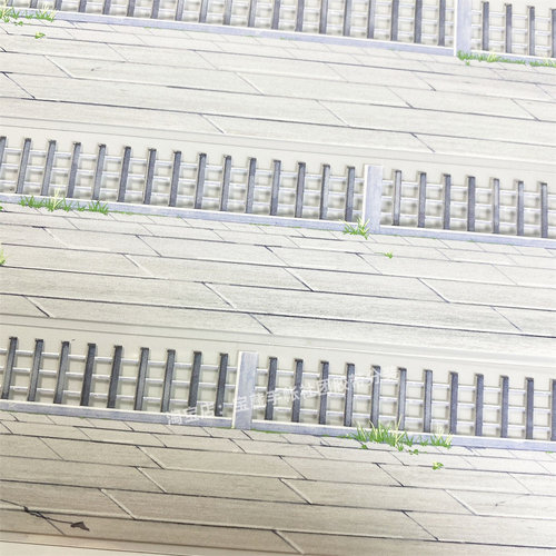 手帐分装胶带y65防护栏四zero交通道路古风PET素材账流麻贴纸咕卡 - 图1