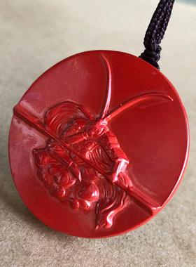 朱砂斗战胜佛美猴王猴子圆挂件男女齐天大圣归来孙悟空项链证书