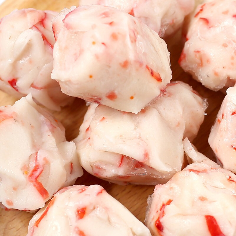 5 pounds of imitation lobster balls, frozen shrimp-flavored fish balls, hot pot balls, spicy hotpot, Oden skewers, ingredients, commercial free shipping