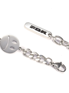 fdk情侣手链男潮ins嘻哈潮流笑脸