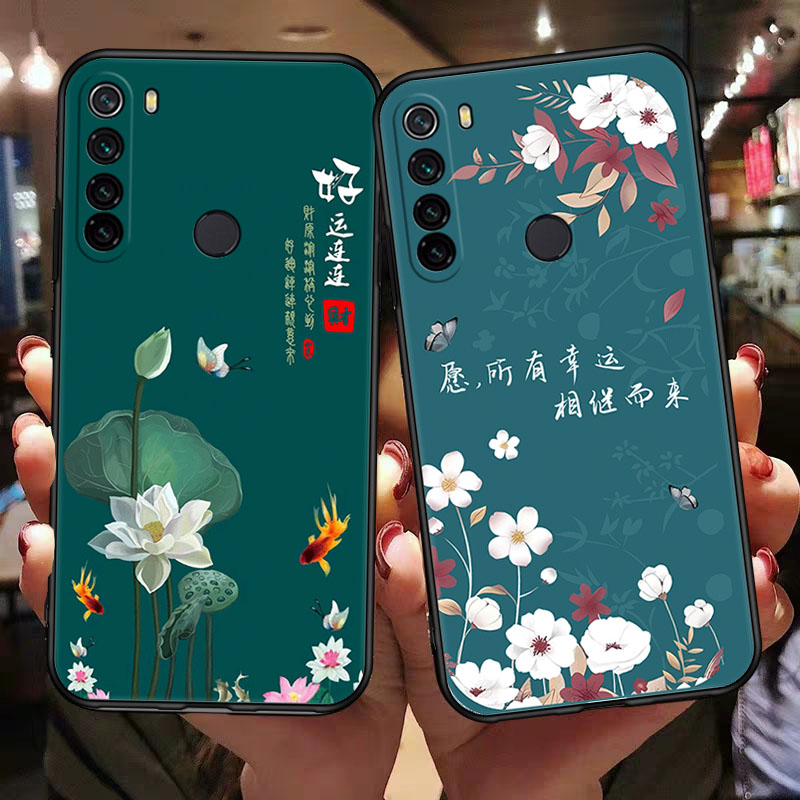 适用于红米note8手机壳nont8软套hm贴模noet8钢化膜M1908C3JE硅胶n0te8文字小米note8挂绳n8超薄hm闹特八新款 - 图0