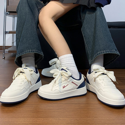 回力情侣鞋厚底板鞋男女同款春季百搭ins潮鞋美式户外男女小白鞋 - 图1