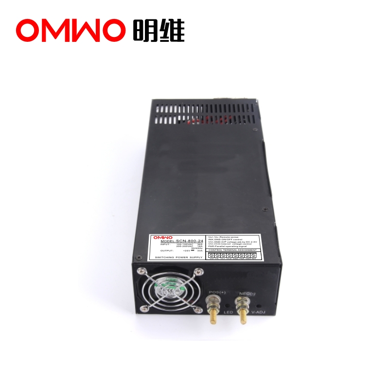 SCN-800-12V66A 15V54A 24V33A 48V16.6A单组输出明维开关电源 - 图1