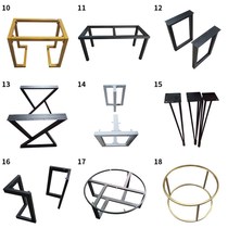 Roundtable frame Folding Iron Art Table Legs Bracket Table Legs Table Extension Table Shrink Table Shelf Fold Tripod Customisation