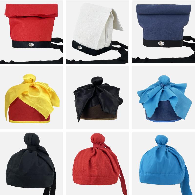 古代书生帽汉服帽子男古装儿童秀才书童儒巾男童宋朝头巾帽庄子巾 - 图3