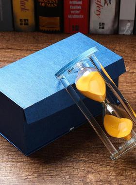 学生水晶沙漏时间管理计时器流沙装饰朋友生日礼物创意摆件
