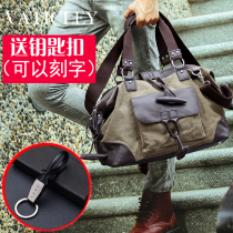 Van Guest Riley Korean version Single shoulder Travel handbag Cloth Bag Retro Inclined Satchel Bag Inclined Cross Backpack Casual Men