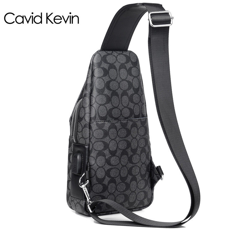 cavid kevin欧美男士胸包韩斜挎包 vaticley男士包袋
