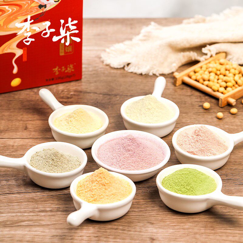 李子柒七彩速溶营养早餐商用豆浆粉 晰睿食品豆浆